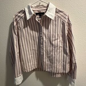 White House Black Market | Crop Blouse | Size 8